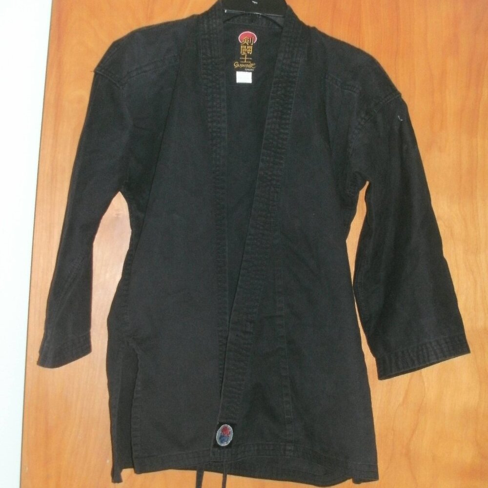 ProForce Black Karate Uniform Jacket Top Cosplay Halloween Costume size  #1